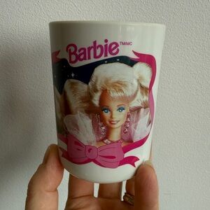 Vintage plastic Barbie cup